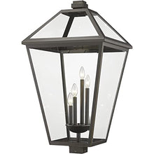 Z-Lite Talbot Outdoor Post 4-Light Oil Rubbed Bronze
