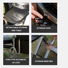 RENJJPBO Multifunctional Outdoor Barbecue Grill, Quick Ignition, Stable Load-Bearing, Humanized Design Details, Multi-Functional Cooking Methods, Enjoy Delicious Food