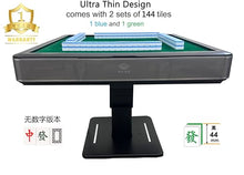usamjtable Automatic Mahjong Table Champagne Pedestal Folding Style Green