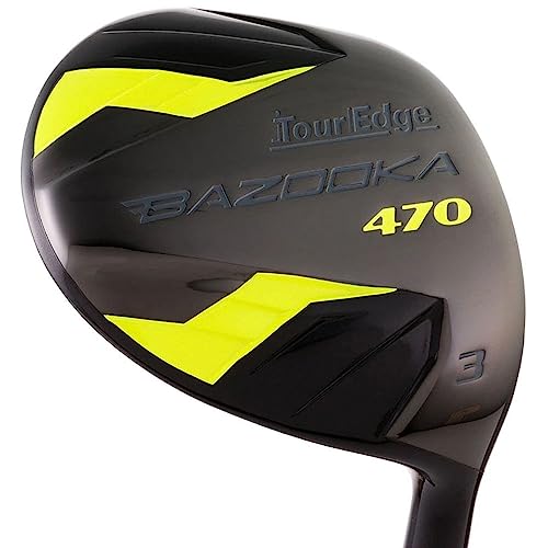 Tour Edge Golf Bazooka 470 Black Complete Set - Steel - RH Black/Yellow