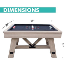 Freetime Fun Bumper Pool Table Rustic Oak