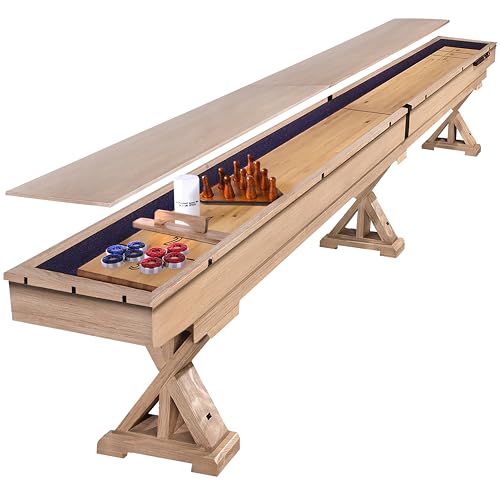 Freetime Fun Shuffleboard Table Rustic Oak