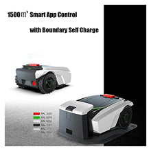 Cordless Electric Lawn Trimmer, Lawn Mower Automatic Rechargeable Robot Mower with Docking Station Smart App Control Gardening Tools for Golf Course and Garden Lightweight Low Noise Easy to use