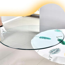 SVBVRFEEW Clear Glass Table Top Protector 16in 20in 24in 28in Tempered Glass Tabletop Surface Glass Top Dining Coffee Table Top Transparent(98cm/38.6in)