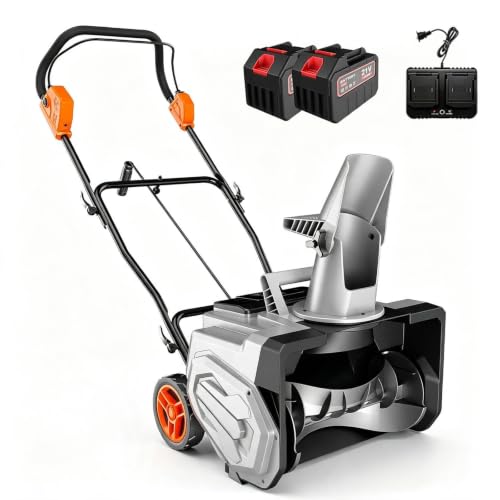 18 Inch Cordless Snow Blower, Snow Removal Machine Driveway