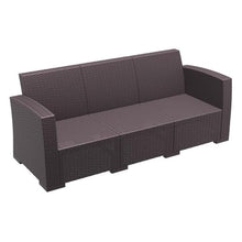 Compamia Monaco Outdoor Sofa in Brown with Cushion, Commercial Grade