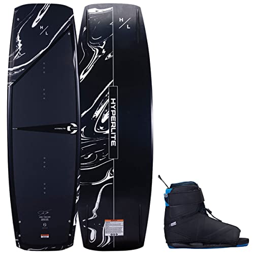 Hyperlite Cryptic Mens Wakeboard 134 W/Session Bindings Black 134cm/(4-8)