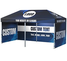 LANTENTSUN 10X20ft Custom Durable Easy Pop Up Canopy Tent Kit with Walls and Frame Custom Color