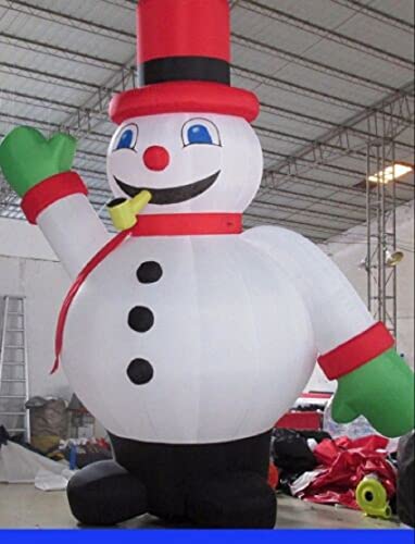 MAFLEN 26" Inflatable Snowman Christmas Holiday Decoration with Blower