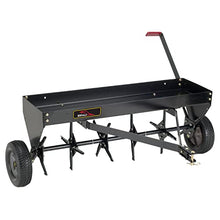 Brinly Tow Behind Plug Aerator with Universal Hitch, 40" - Flat Black