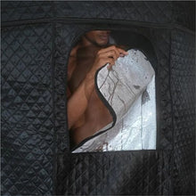 POGHDBXA Sauna Accessories, Portable Sauna Set One Person Full Body At Home Spa Hat Tent Include 3L Steamer