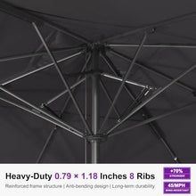 OROTLECT Outdoor Patio Umbrella Aluminium Market Umbrella Table Umbrella