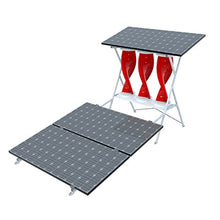 My SolarMill A 1 KW Wind & Solar Hybrid | Home or Commercial Renewable Power System Kit (white)