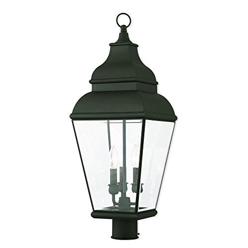 Livex Lighting 2594-04 Exeter 3-Light Fixture, Black