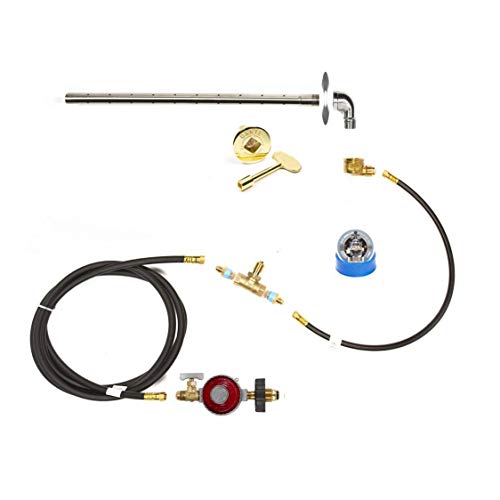 EasyFirePits Deluxe LP Fire Pit Kit & Lifetime Warranted 316 Stainless Straight Burner (12.00, 12 Inch Straight Burner)