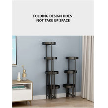 MIIKHI Metal 4 Tier Plant Stands,indoor Flower Stand Floor-standing,metal Iron Flower Pot Stand,for Indoor Outdoor