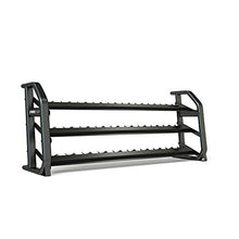 Power Systems Denali ProStyle Dumbbell Rack with Built-in Saddles - Reinforced Steel - Black Powder Coated