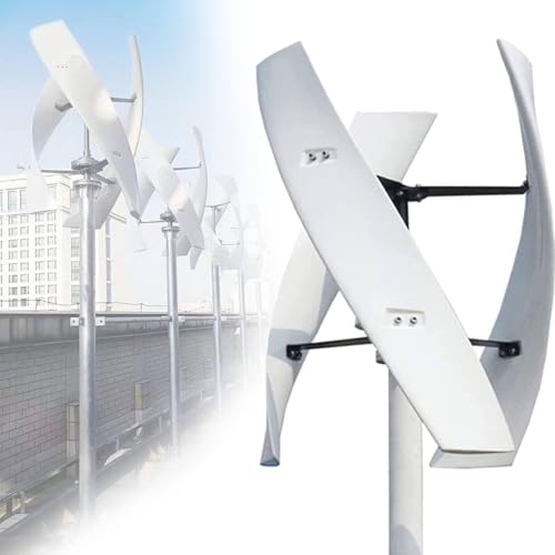 LXPINGMM Wind Turbine Generator Kit 8000W 12/24/48/220V with 3 Blade,with Charge Controller,Wind Power Generator for Marine,RV,Home,Windmill Generator Suit for Hybrid Solar Wind 48V