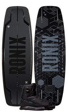 Ronix Wakeboard Package 140 - Parks Wakeboard w/Anthem Boa Boot - 7.5-11.5 Black