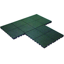 KIDWISE PlayFall Playground Safety Surfacing Green Tiles 320 sq. ft.