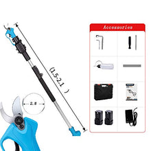 Long-Distance Electric Cutting Tools Garden Horticulture Tree Trimmer Professional Cutter with Sharp Blade Small Garden Tidying Kit Lithium Battery Easy to Carry Long Battery Life