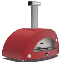 Alfa Moderno 3 Pizze Natural Gas Pizza Oven - Antique Red - FXMD-3P-MROR-U