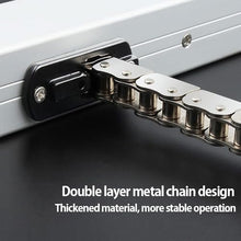 iumLeap Electric Window Opener Drive, Double Chain/Low Noise, 400N Locking Force/Anti-Theft, Travel 300-1000mm, with Remote Control + Switch, for Skylights, Greenhouses, Roof Vents, 1000mm