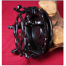 YUEYOULII Bonsai Base Thickened Wood Carving Base Rectangular Stone Flower Bonsai Ornament Stone Jade Buddha Statue Base Wooden Bracket (Color : A, Size : 26CM)