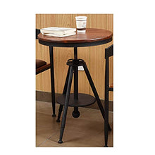 Dining Table Round Small Office Table Conference Table Coffee Meeting Table Outdoor Side Table (Color:1,Size:55cm in Diameter) (1 60cm in diameter)