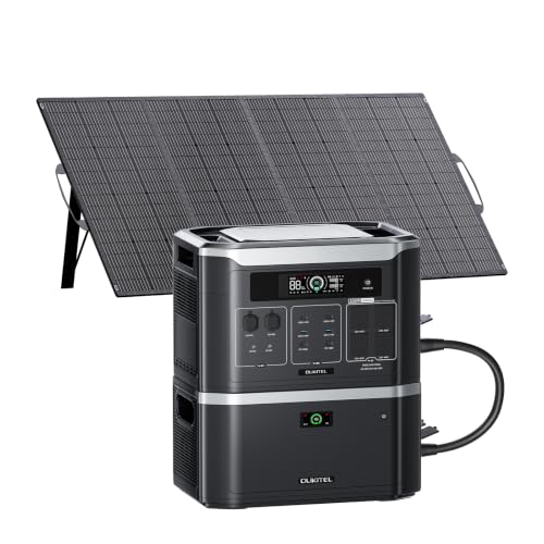 BP3000 3200W Portable Power Station with 400W Solar Panel (Ship Separately)