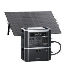 BP3000 3200W Portable Power Station with 400W Solar Panel (Ship Separately)