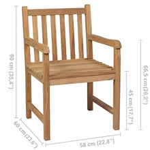 LHOONBB Furniture-Sets-Outdoor s 6 pcs Solid Teak Wood