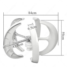 SHENGSHIYU Rotating Wind Turbine Generator,Vertical Axis Wind Power Generation,Start-Up Wind Speed 1.5~2m/s,Vertical Wind Turbine Generator Kit for Street Lights and Home Power Supply 3000W-24V