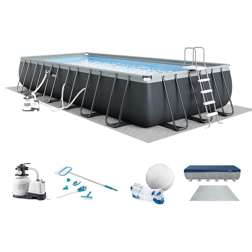 INTEX Ultra XTR 24ft x 12ft x 52in Above Ground Swimming Pool Set w/Pump