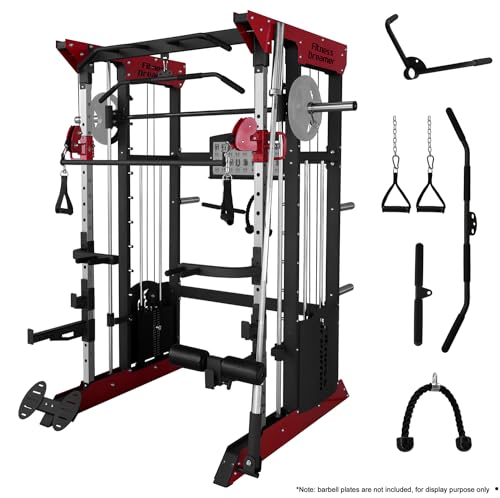 Fitness Dreamer Home Gym Smith Machine Red