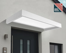 Palram - Canopia Sophia 2150 7' x 3' Door/Window Awning, White/Mist