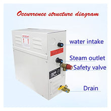 Sauna Steam Generator 3KW Sauna Machine Steam Generator Home Steam Room Machine Wet Stream Furnace Commercial Sauna Equipment Digital Controller Sauna Accessories (Color : 8KW) (4.5kw)