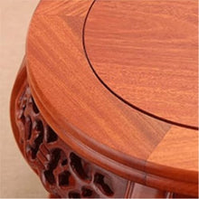 QUANGJN Pcs Plants Saucers Solid Wood Ornaments Round Vase Bonsai Stand Base Fish Tank Base Wooden Tray Plant Pot Saucers,