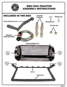 Santa Barbara Chili Roaster CRBBQ-CR 5 Burner Rotating Chili Roaster without Gas Regulator