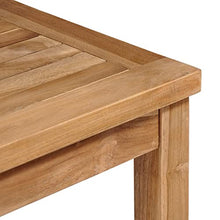 KTHLBRH Outdoor Patio Table Outdoor Furniture Patio Dining Table Patio Table 31.5"x31.5"x30.3" Solid Teak Wood
