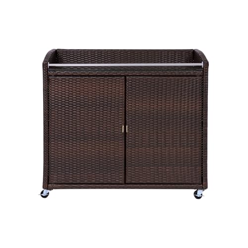 Teamson Home Veronica Portable Outdoor Bar Cart