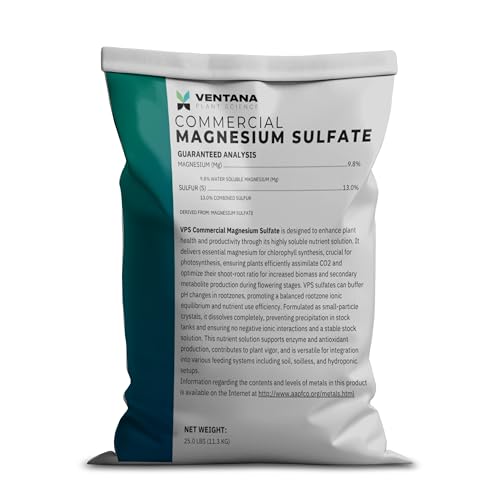 Ventana Plant Science - Magnesium Sulfate (13% S, 9.8% Mg) (25 lbs)