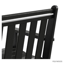 POLYWOOD GNB48BL Vineyard 48" Bench, Black