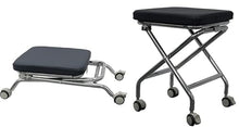 mrhugoo Microfiber Leather Dentist Chair Assistant Stool with Wheels and Instrument Tray
