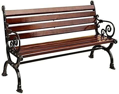 ERoomQ Outdoor Garden Bench,Patio Bench Park Bench Outdoor Conversation Couch, Durable Outdoor Park Chair, Garden Bench Square Bench (1.2m Bench)