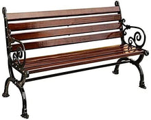 ERoomQ Outdoor Garden Bench,Patio Bench Park Bench Outdoor Conversation Couch, Durable Outdoor Park Chair, Garden Bench Square Bench (1.2m Bench)