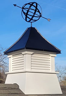 Accentua Yosemite Cupola with Armillary, 24 in. Square, 53 in. High