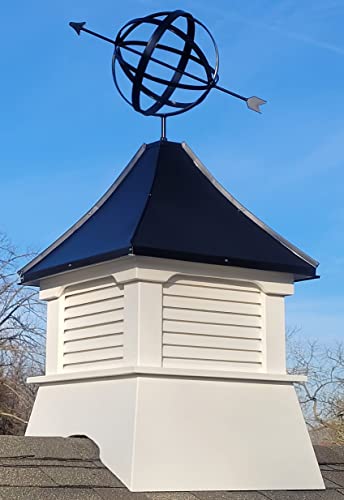 Accentua Yosemite Cupola with Armillary, 24 in. Square, 53 in. High