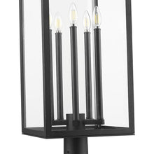 Z-Lite 5018PHXLR-564P-BK Nova - 5 Light Outdoor Post Mount-117 Inch Tall and 14.25 Inch Wide