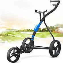 GolfWishbone Golf Push Cart Blue